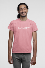 Humanist • Pink + White Tee
