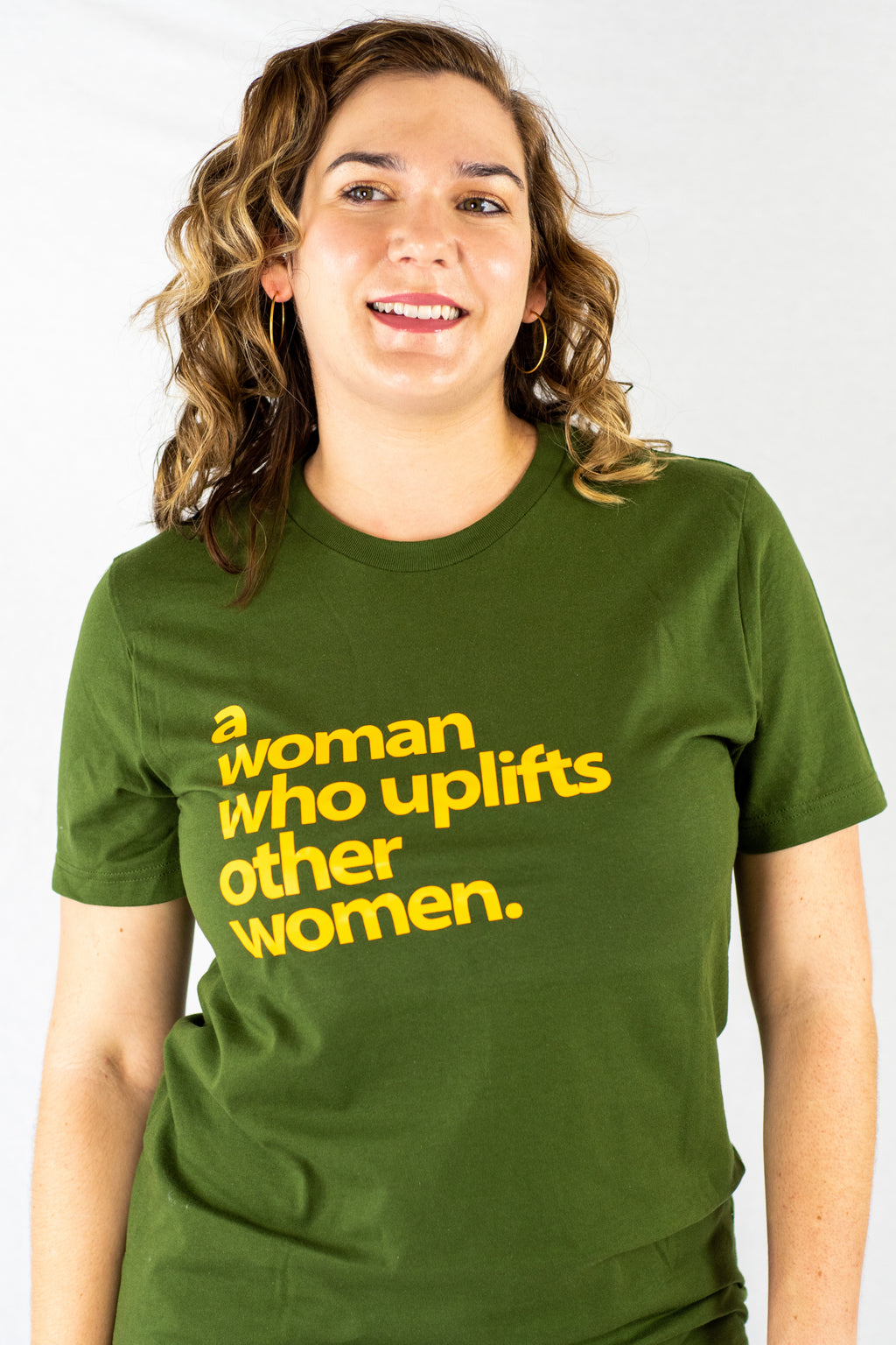A woman who uplifts other women Tee