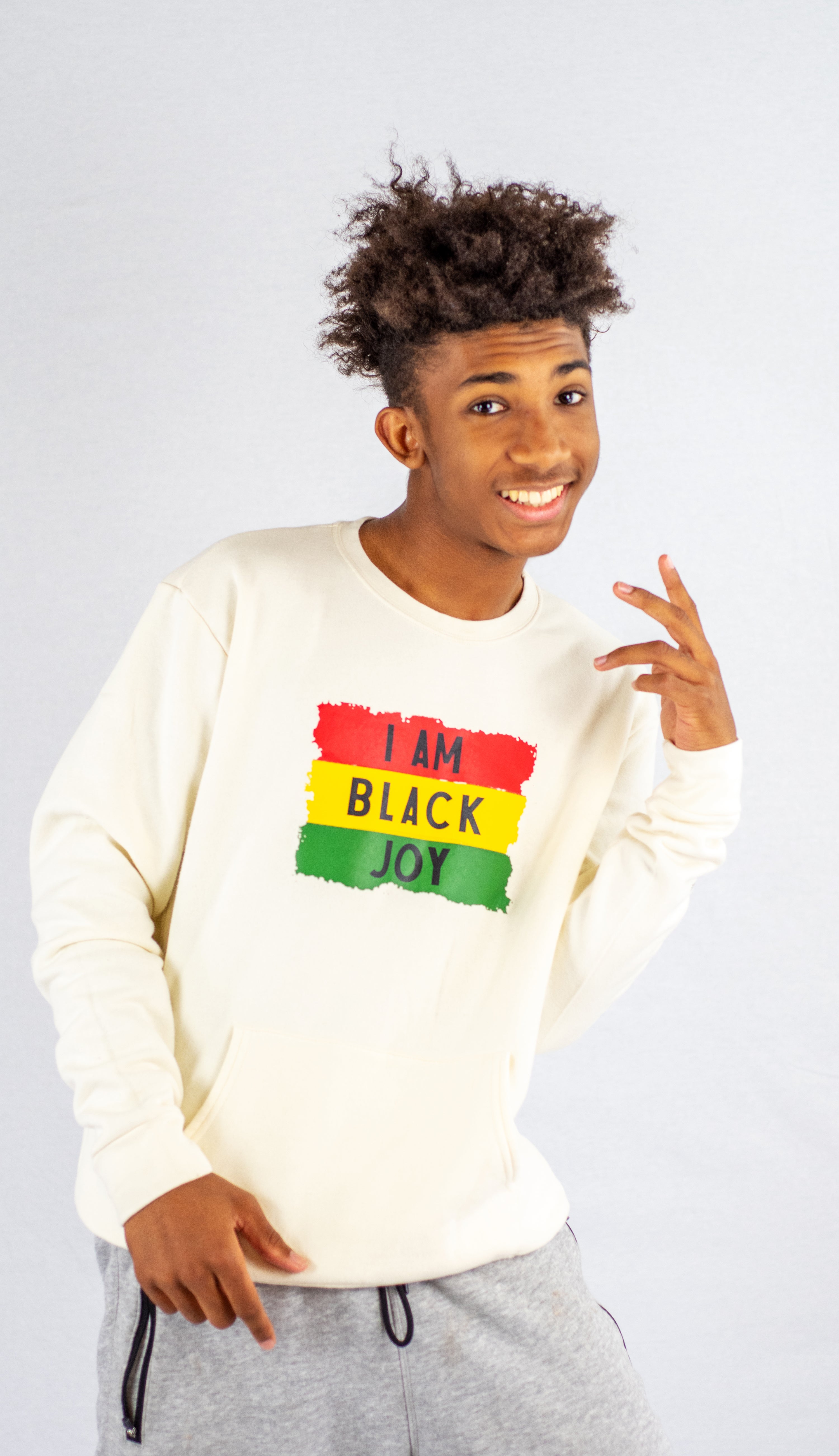 I Am Black Joy Pocket Sweatshirt