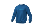 Fearless • Navy Blue + Aqua Sweatshirt