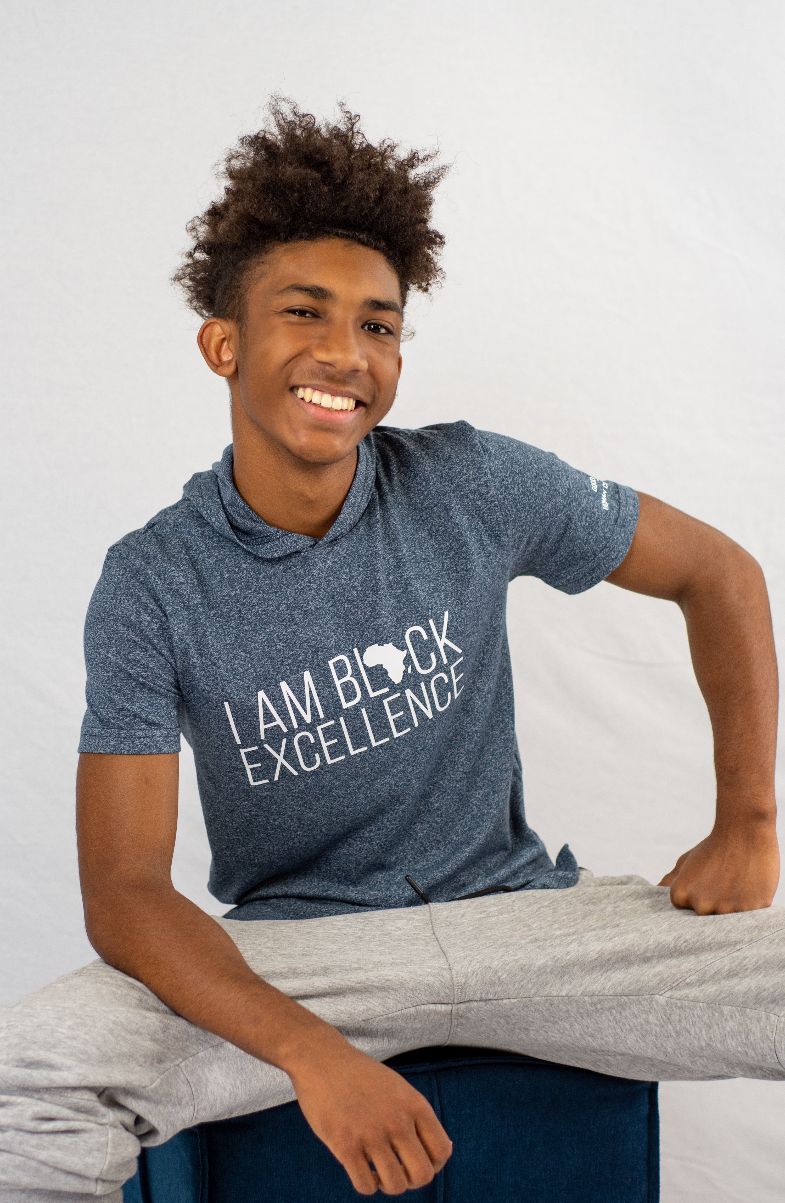 I Am Black Excellence Hoodie Tee