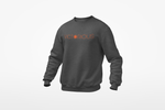Victorious • Heather Gray + Orange Sweatshirt